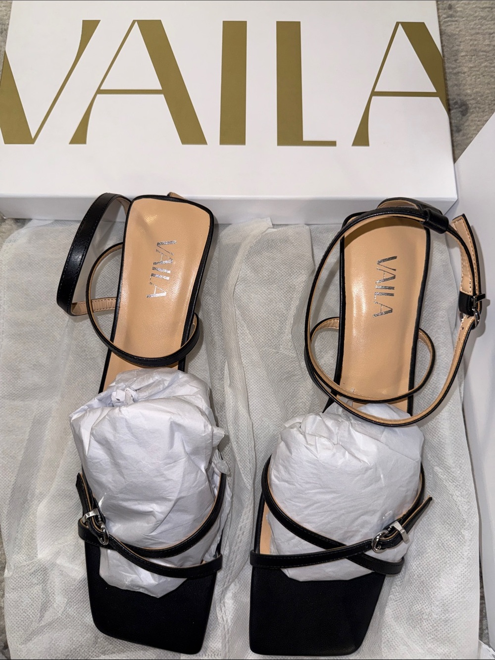Vaila Isabella Strappy Kitten Heel - Picture 2 of 4